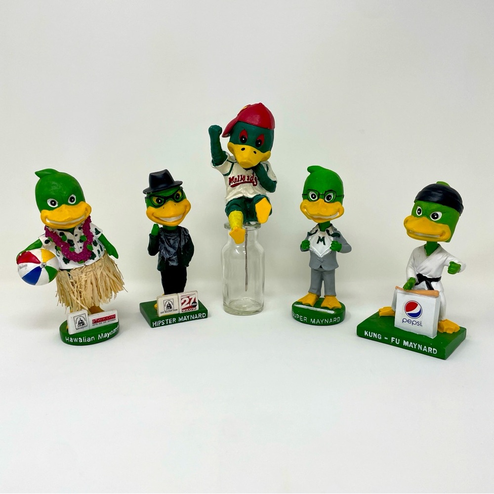 Bobblehead Maynard’s Mallard Set of 5 Desk Decor 2013